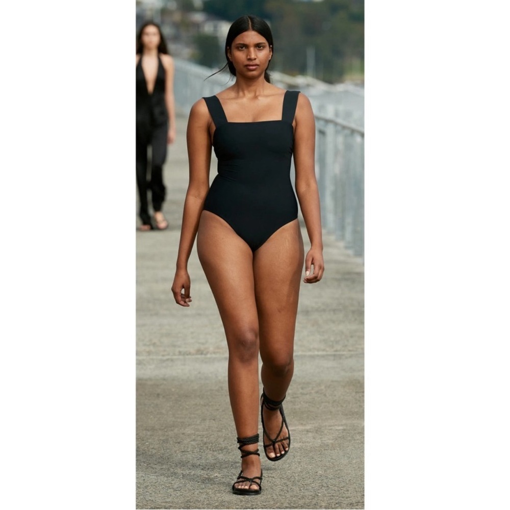 BONDI BORN Gwen Square Neck One-Piece Swimsuit - Picture 10 of 10